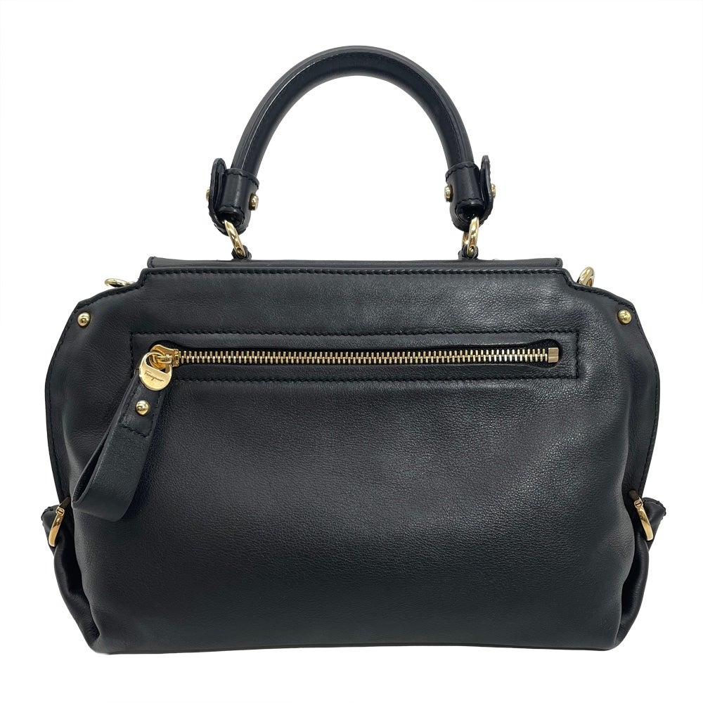フェラガモ Ferragamo ガンチーニ ハンドバッグ 2WAY レザー