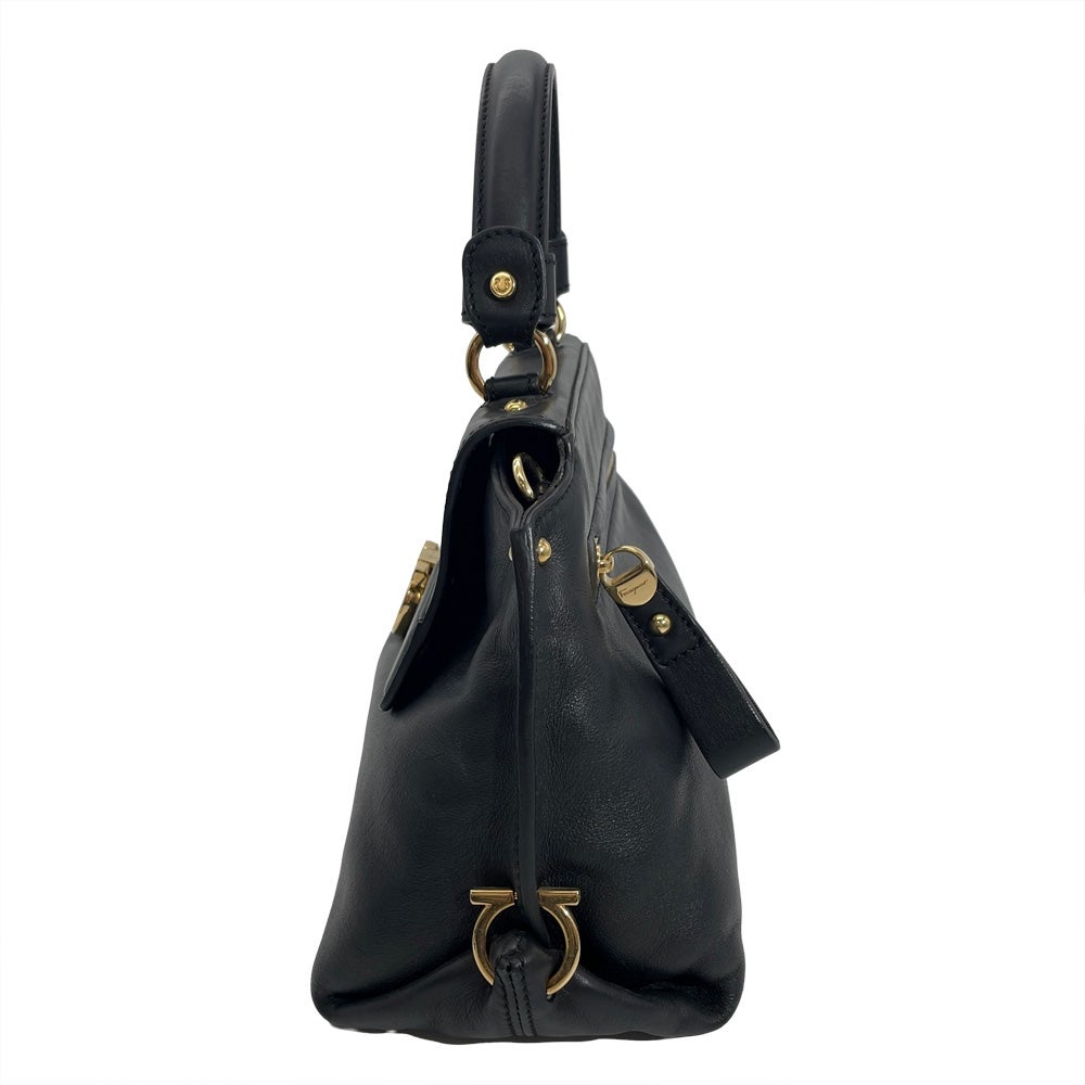 フェラガモ Ferragamo ガンチーニ ハンドバッグ 2WAY レザー