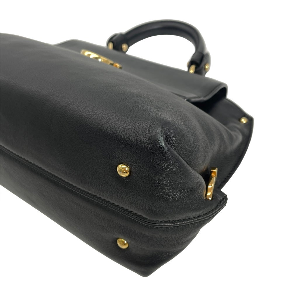 フェラガモ Ferragamo ガンチーニ ハンドバッグ 2WAY レザー