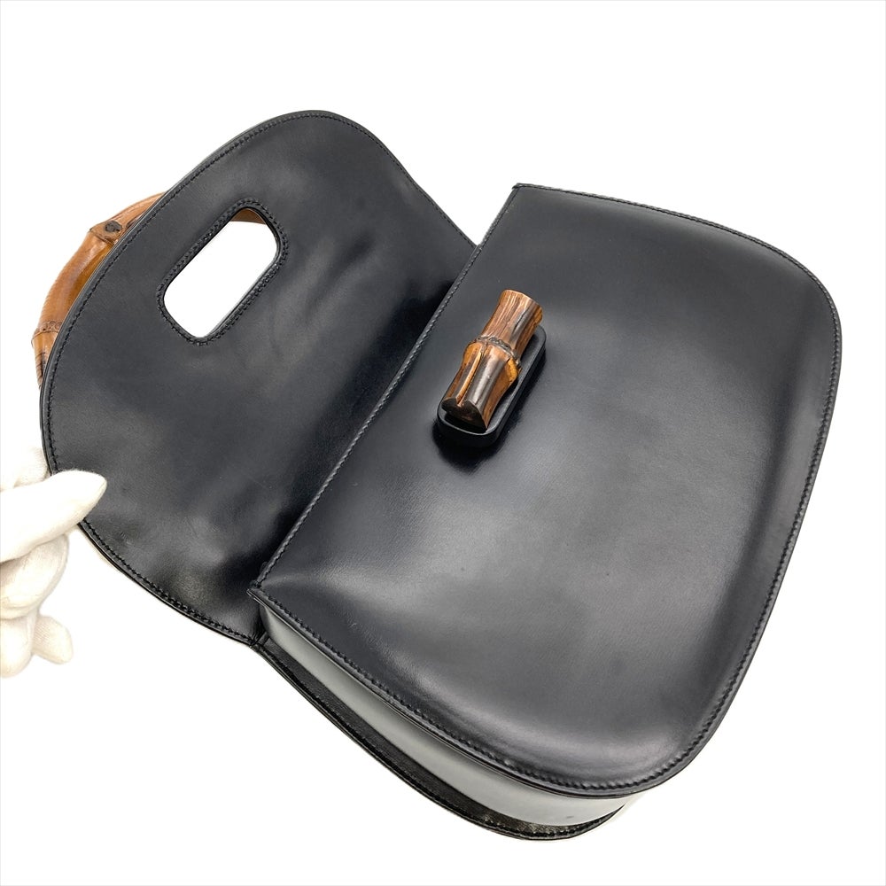 グッチ GUCCI バンブー ハンドバッグ 2WAY レザー 000-12227-0633