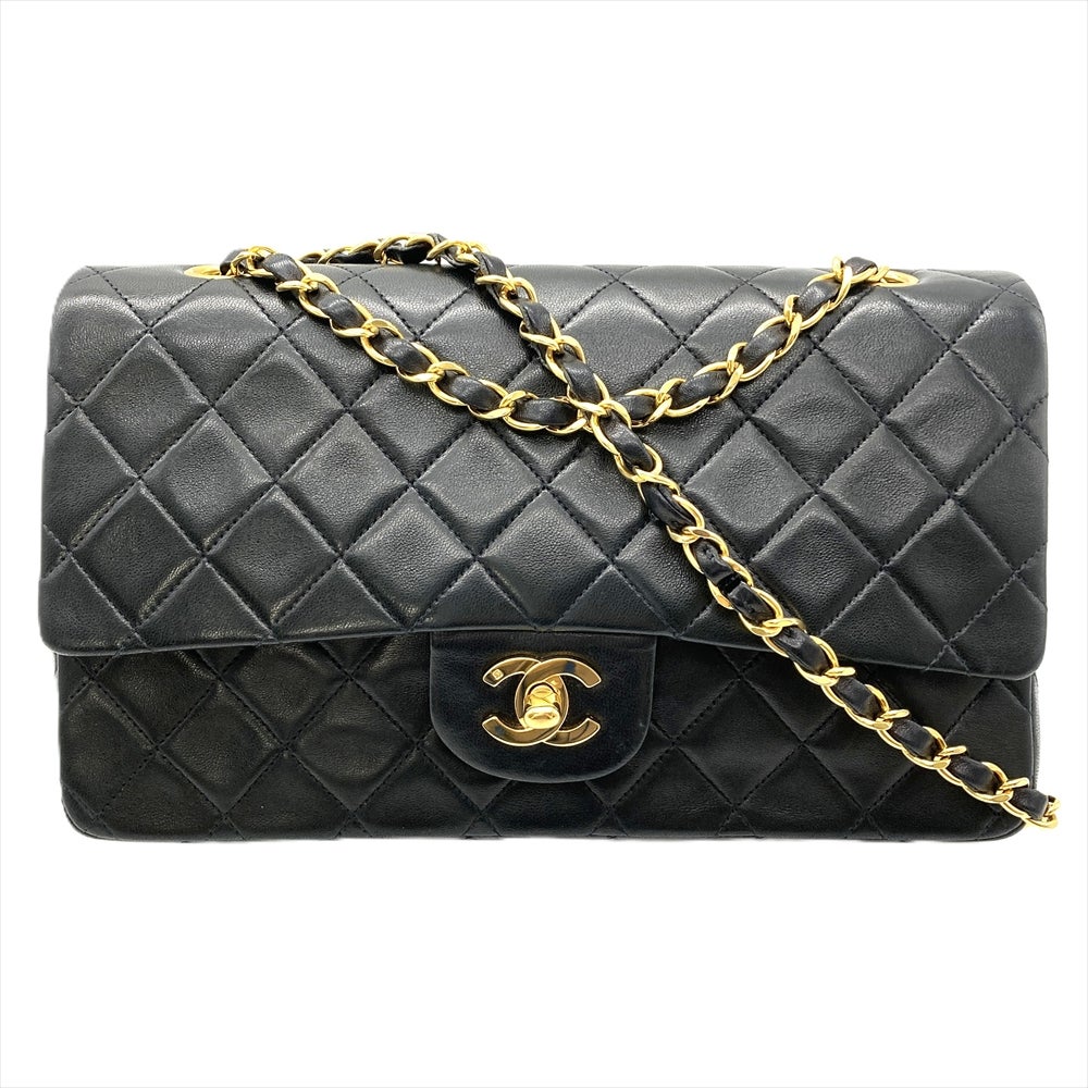 シャネル CHANEL 11.12 クラシック ハンドバッグ ラムスキン A01112