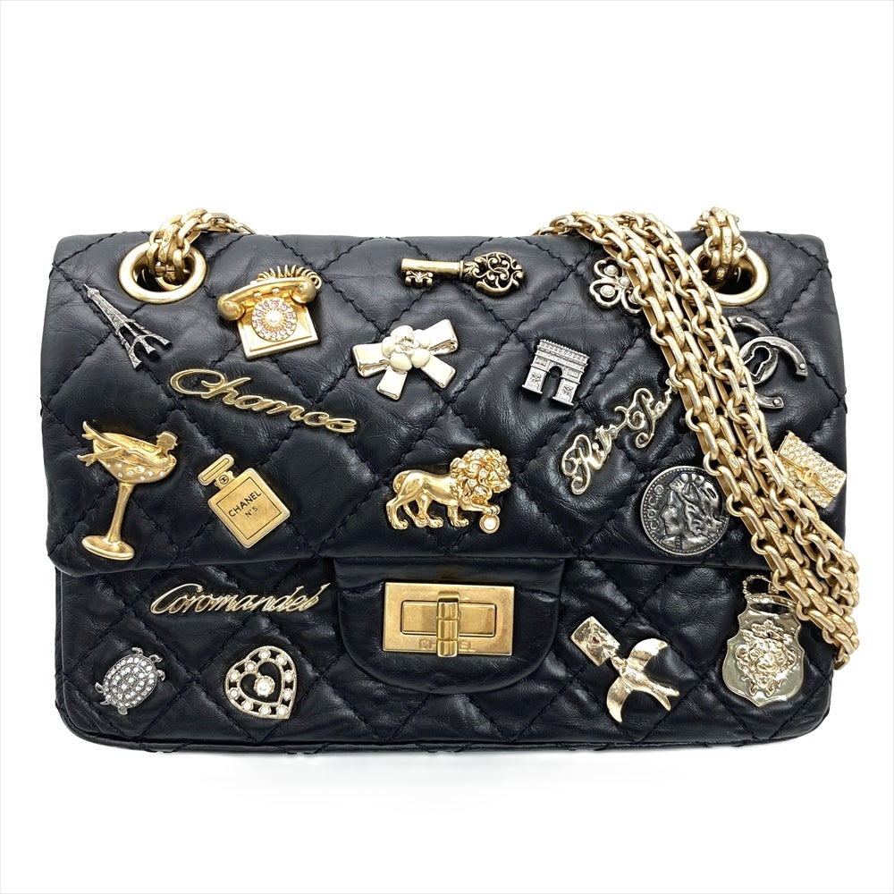 シャネル CHANEL マトラッセ 2.55 ミニ ラッキーチャーム ショルダー