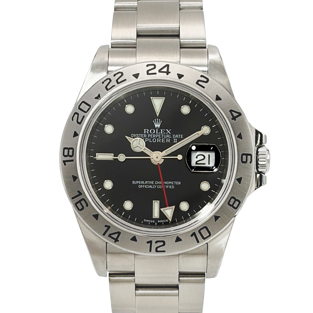 スターウォーズ　サーガコレクション31 ロレックス ROLEX 16570 エクスプローラーII K番 腕時計 ブラック文字