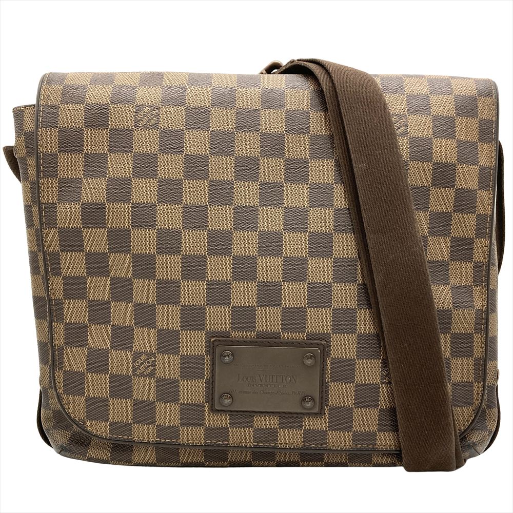 確実本物:LouisVuittonダミエ　ブルックリンGM ルイヴィトン LOUIS VUITTON ブルックリンGM ショルダーバッグ ダミエ