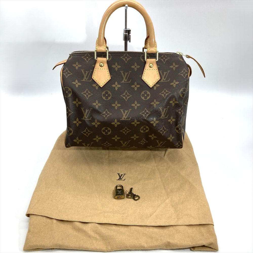 ルイヴィトン LOUIS VUITTON スピーディ25 ハンドバッグ モノグラム