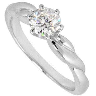 ミキモト MIKIMOTO リング 指輪 ダイヤモンド 0.41ct 約10号 Pt950 4.2 