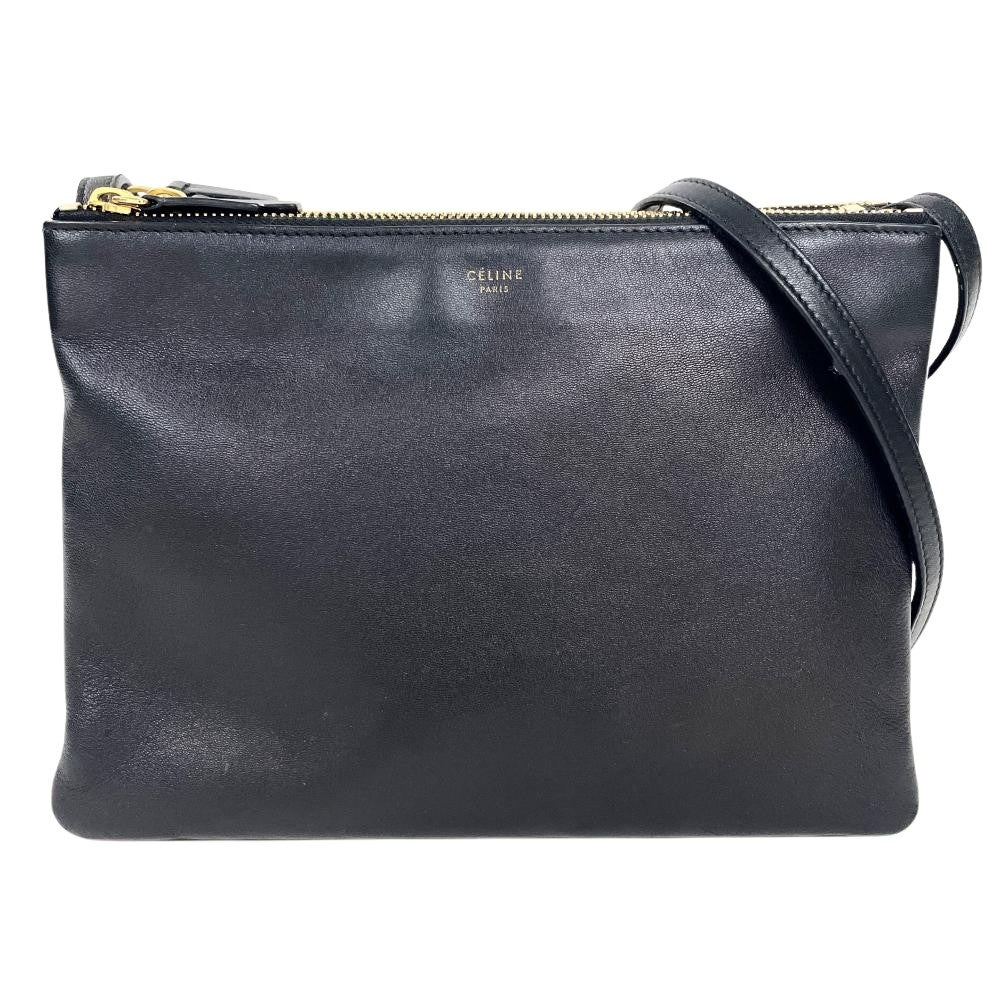 セリーヌ CELINE トリオ ラージ TRIO LARGE ショルダーバッグ レザー