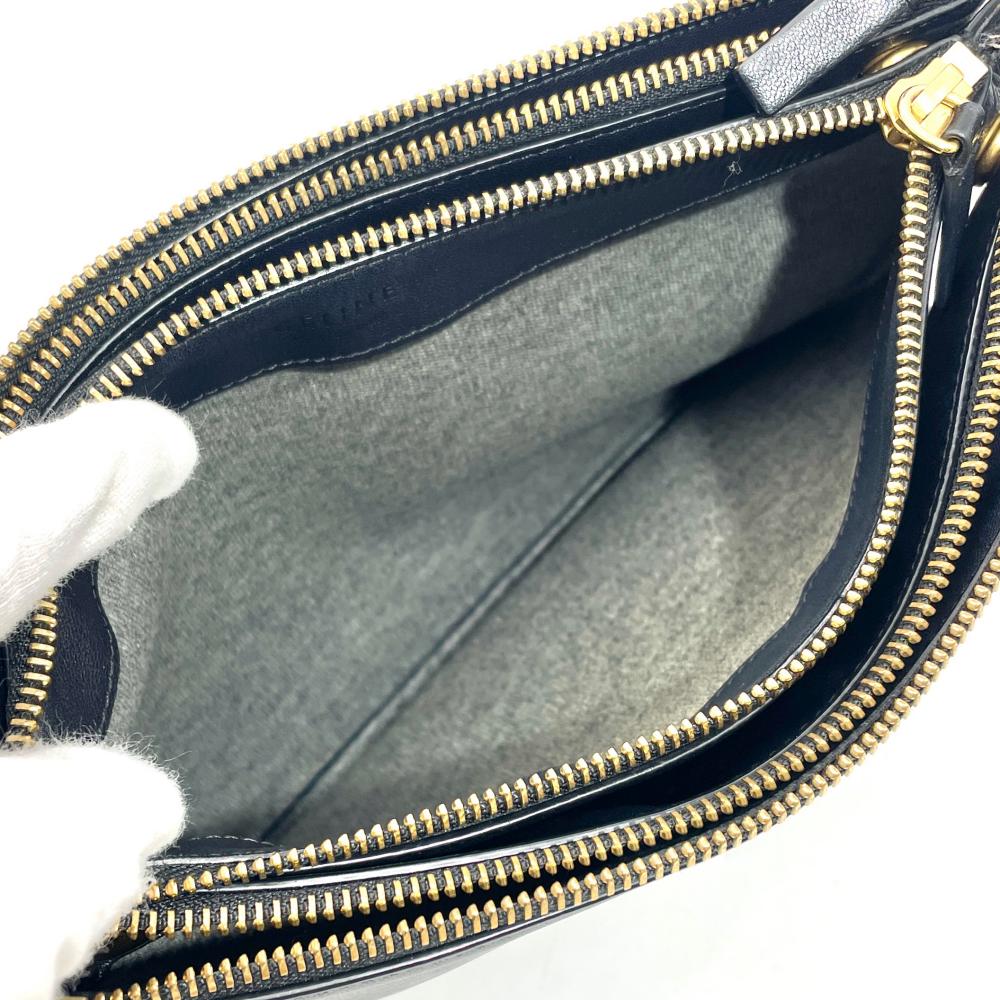 セリーヌ CELINE トリオ ラージ TRIO LARGE ショルダーバッグ レザー
