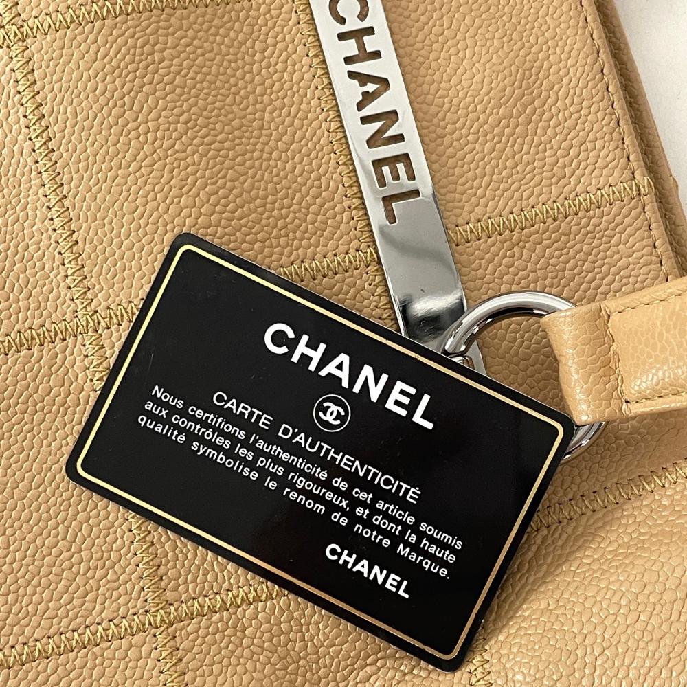 シャネル CHANEL ワイルドステッチ トートバッグ キャビアスキン