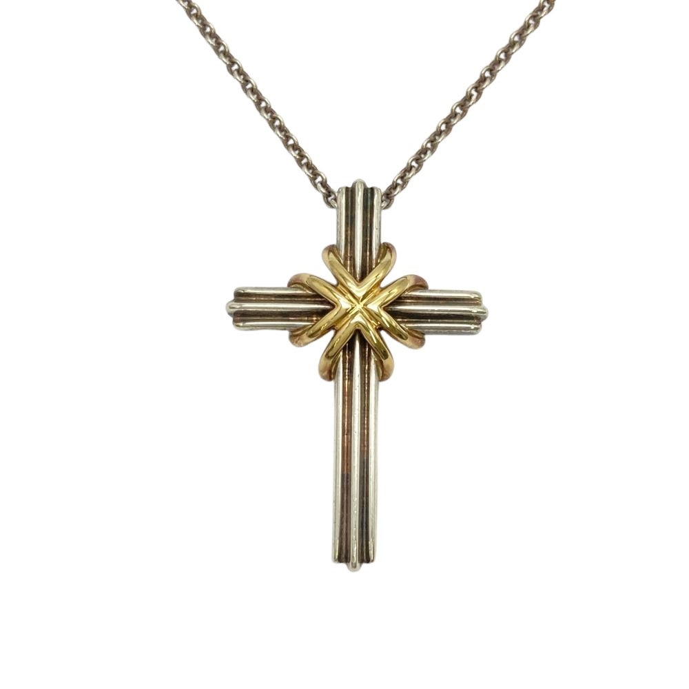 ティファニー Tiffany&Co. シグネチャー クロス ペンダント ネックレス