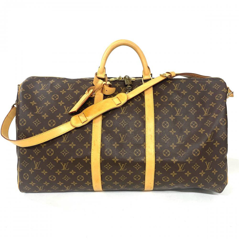 ルイヴィトン LOUIS VUITTON キーポル 60 バンドリエール ボストン