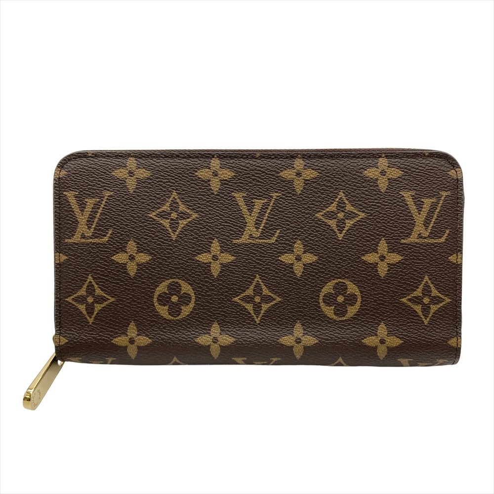 ルイヴィトン ジッピーウォレット モノグラム フューシャ 長財布 ブラウン ルイヴィトン LOUIS VUITTON ジッピーウォレット 長財布 モノグラム