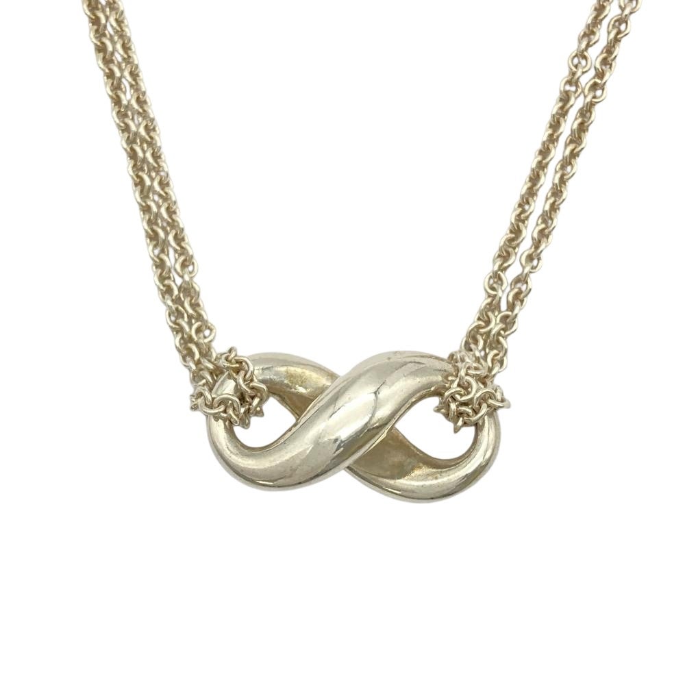 ティファニー Tiffany&Co. インフィニティ ダブルチェーン ネックレス