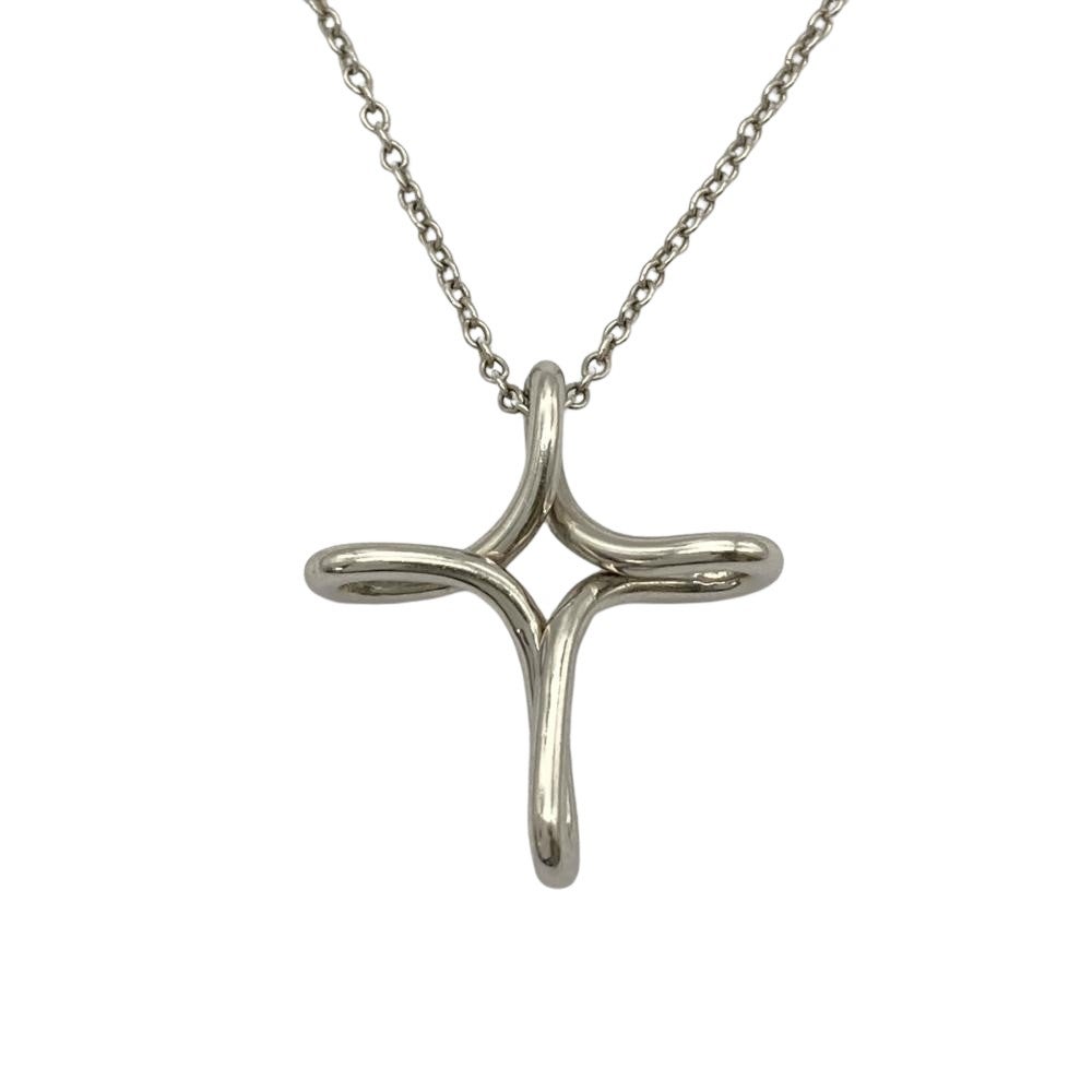 ティファニー Tiffany&Co. インフィニティ クロス ネックレス Pt950