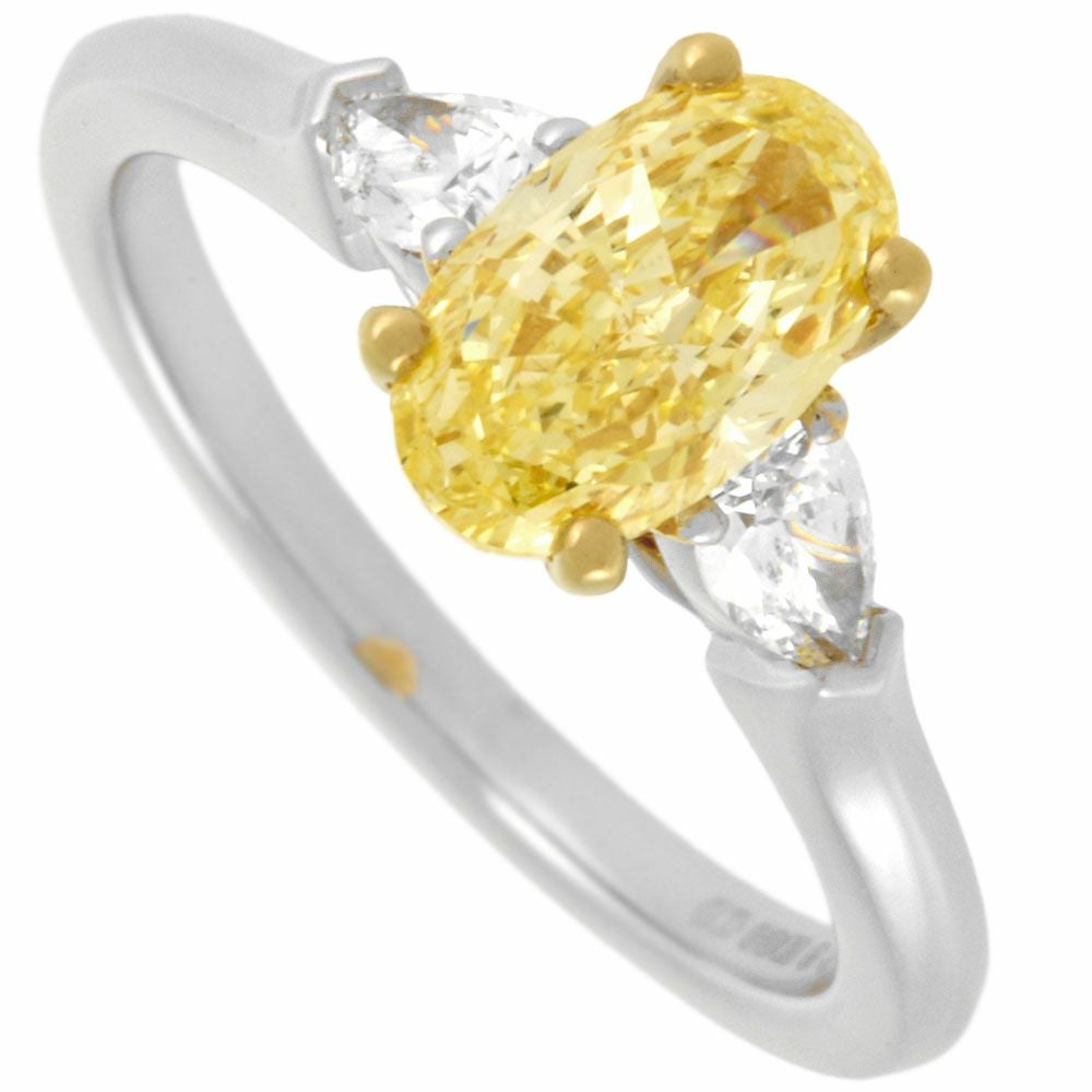 グラフ GRAFF プロミス リング 指輪 イエローダイヤモンド 1.06ct 約10
