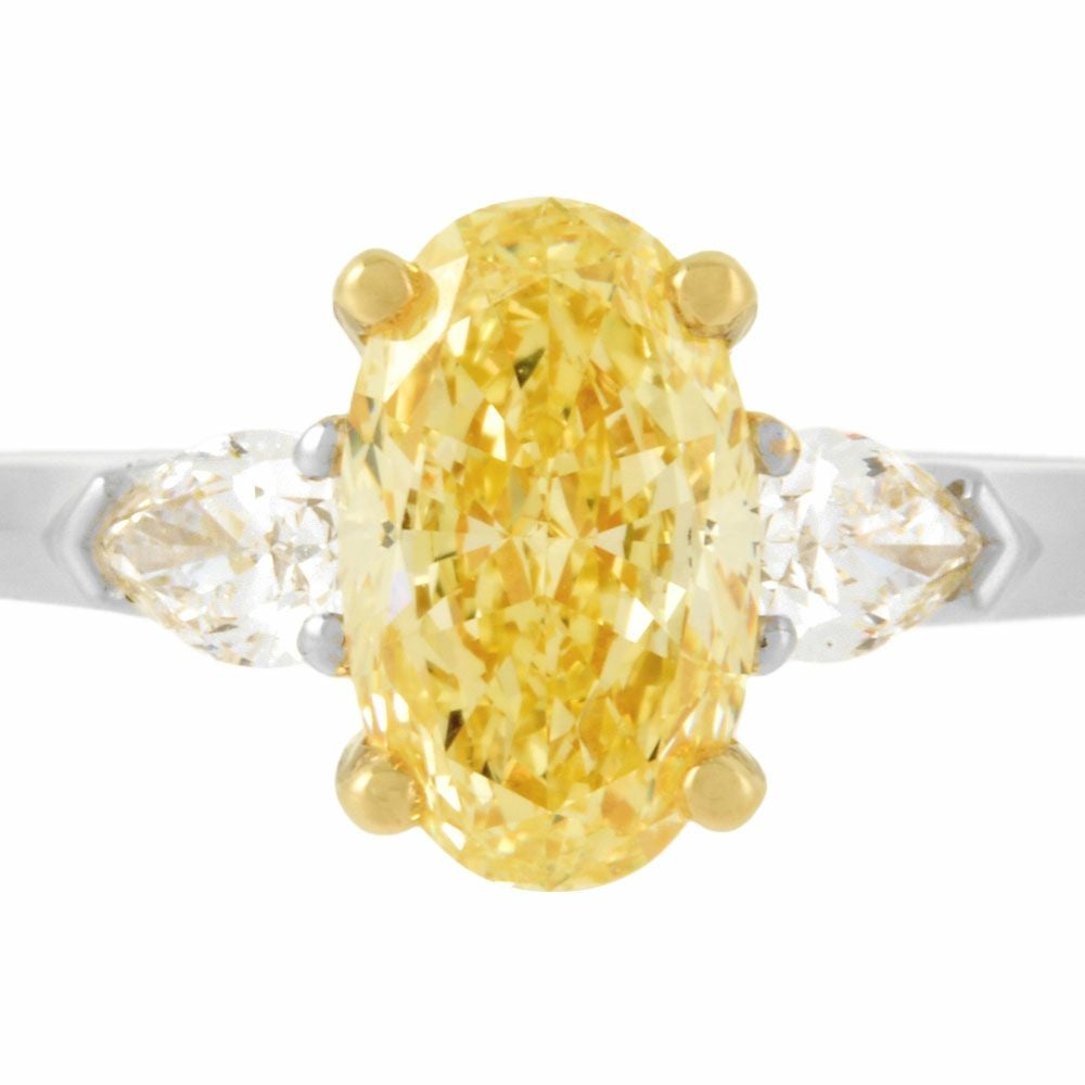 グラフ GRAFF プロミス リング 指輪 イエローダイヤモンド 1.06ct 約10