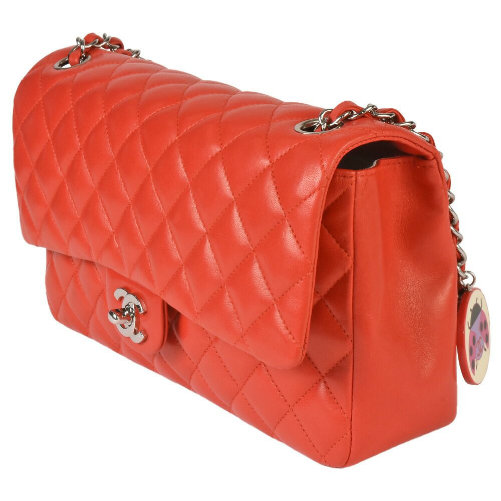 シャネル CHANEL マトラッセ25 Wチェーン ショルダーバッグ ラムスキン