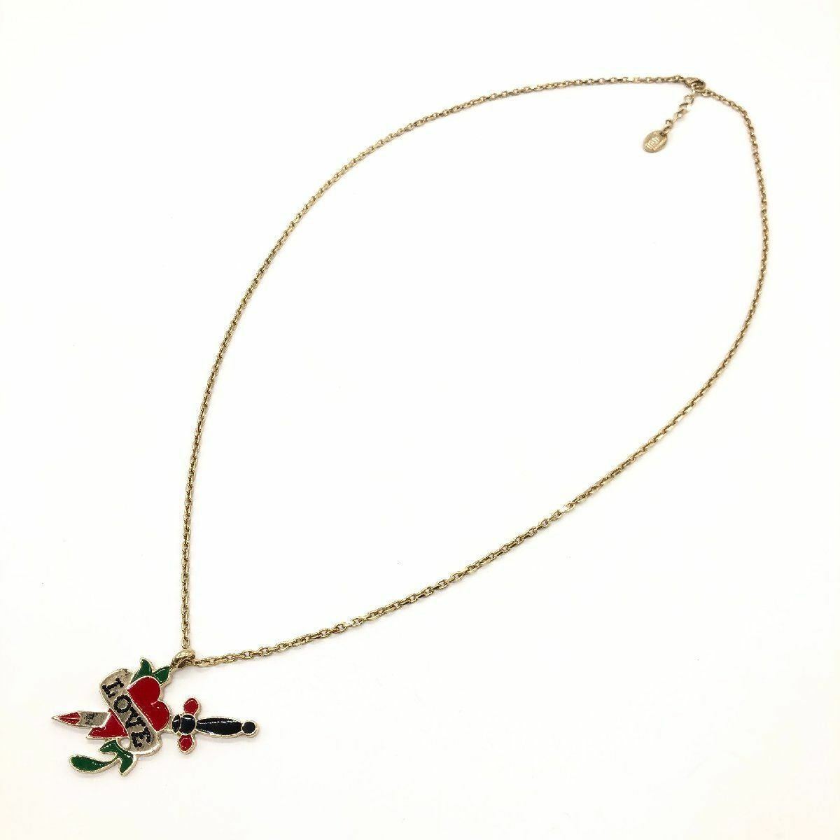VALENTINO ハート型ネックレス レッド RED VALENTINO レッド ヴァレンティノ ハート ペンダント ネックレス