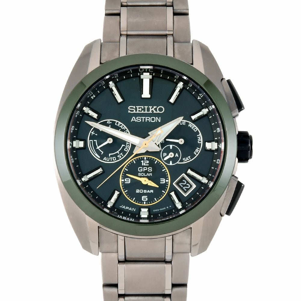 セイコー SEIKO SBXC071 アストロン 腕時計 グリーン文字盤 ソーラー