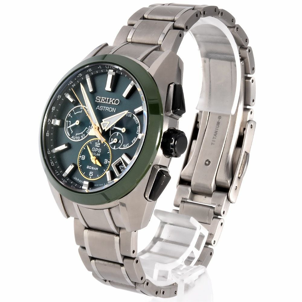 セイコー SEIKO SBXC071 アストロン 腕時計 グリーン文字盤 ソーラー