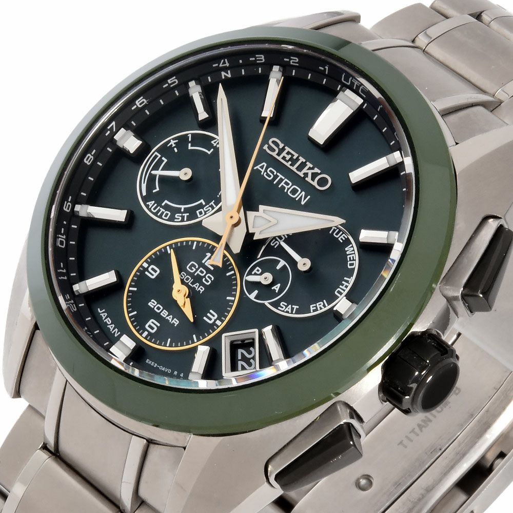 セイコー SEIKO SBXC071 アストロン 腕時計 グリーン文字盤 ソーラー