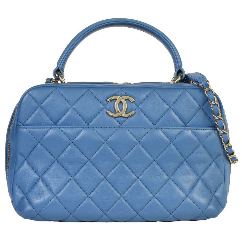 シャネル CHANEL マトラッセ ボーリングバッグ ショルダーバッグ 2WAY