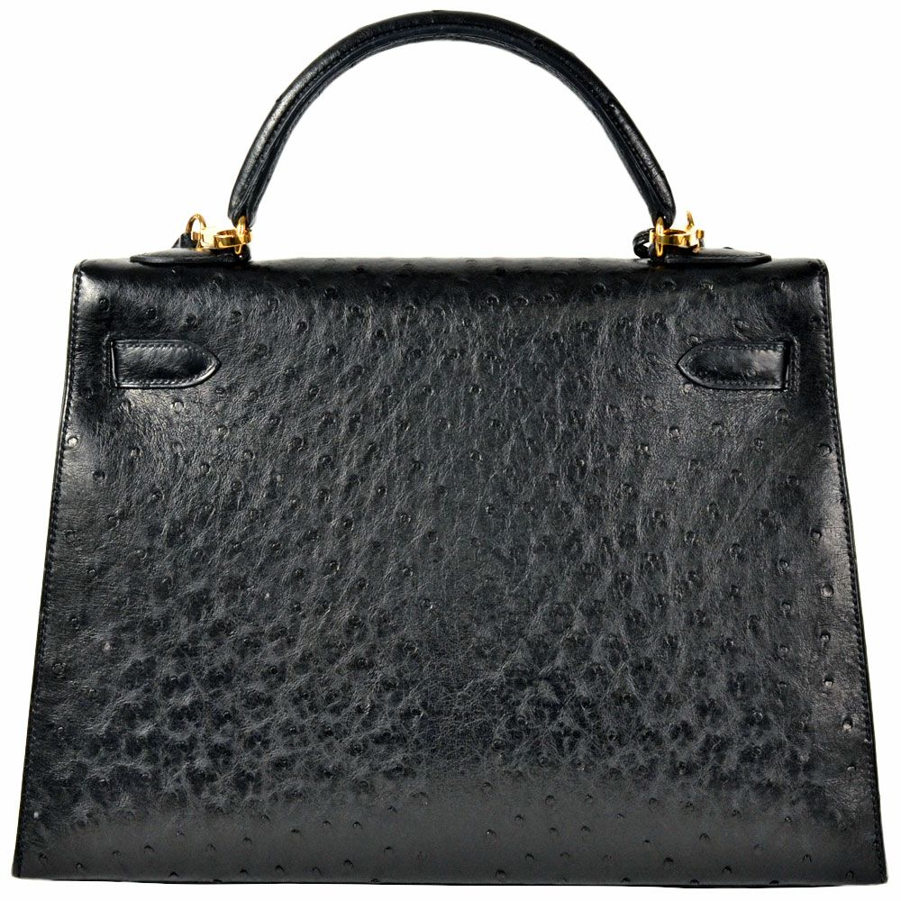 エルメス HERMES ケリー 32 ハンドバッグ オーストリッチ ○Y刻印
