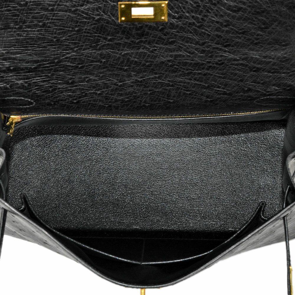 エルメス HERMES ケリー 32 ハンドバッグ オーストリッチ ○Y刻印