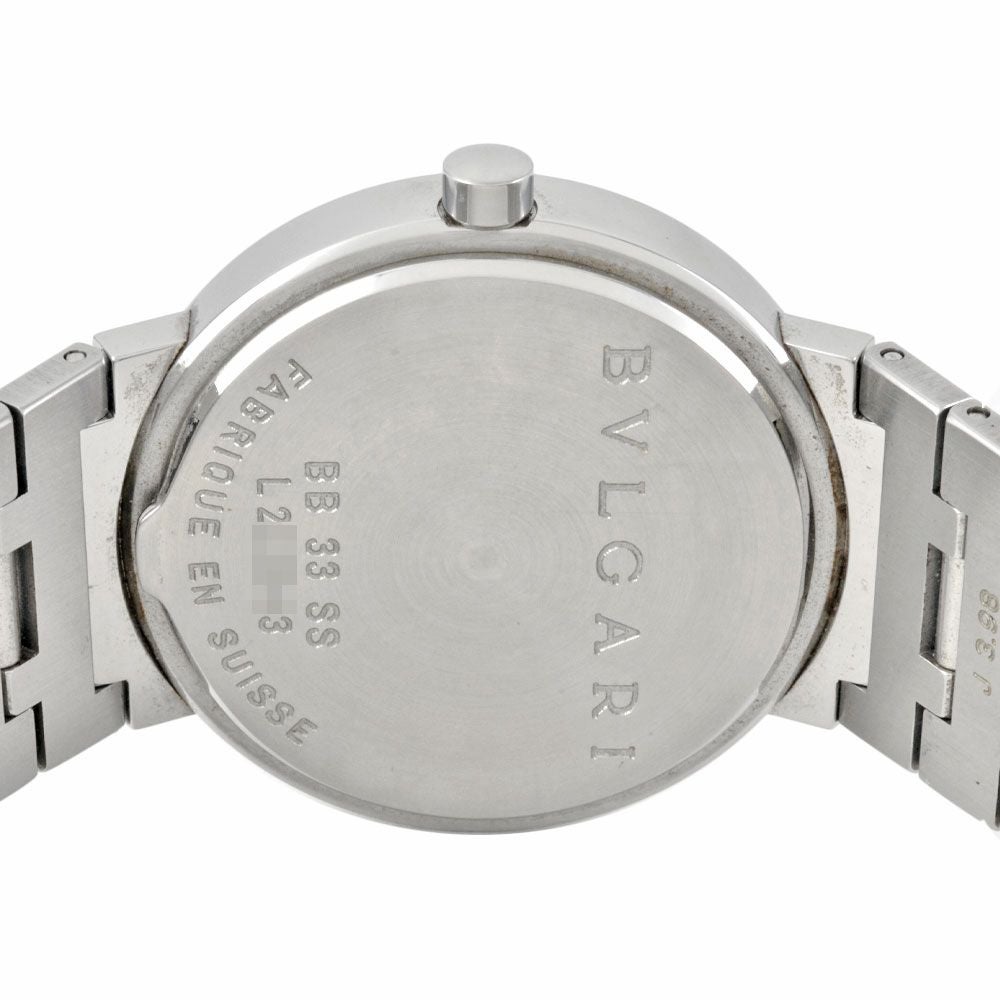 ブルガリ BVLGARI BB33SS ブルガリブルガリ 33mm 腕時計 ブラック文字