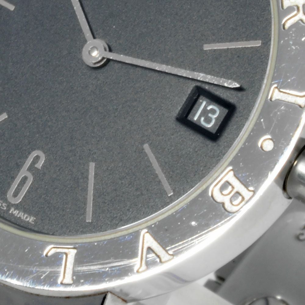ブルガリ BVLGARI BB33SS ブルガリブルガリ 33mm 腕時計 ブラック文字