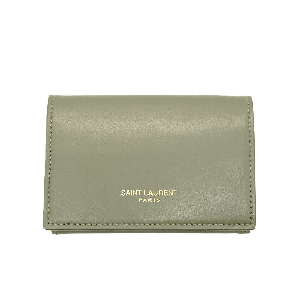 サンローラン　コンパクトウォレット　三つ折り財布 Yves Saint Laurent（イヴ・サンローラン） サンローラン 財布 三