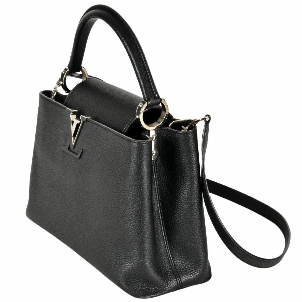 ルイヴィトン LOUIS VUITTON カプシーヌ MM ハンドバッグ 2WAY レザー