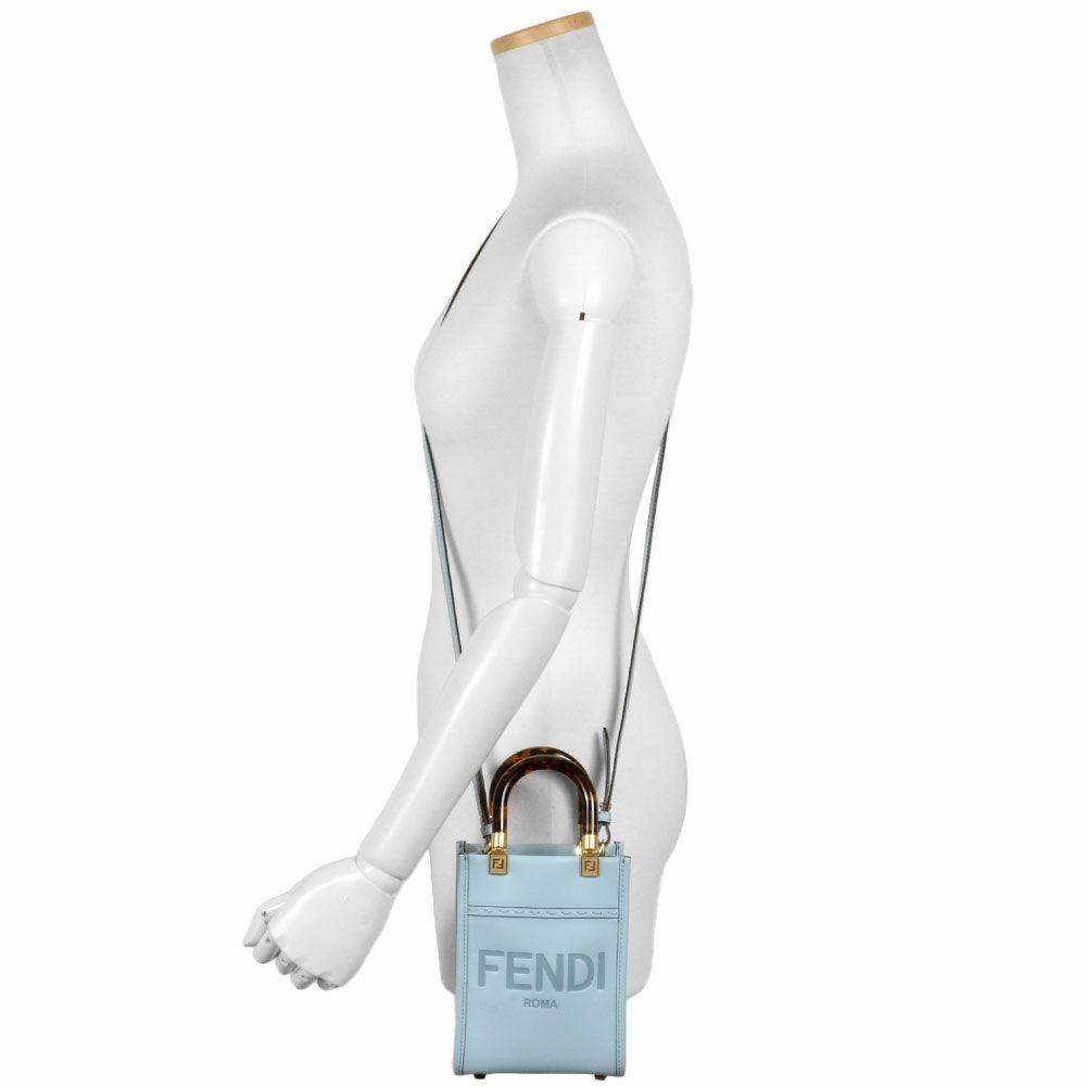 フェンディ FENDI サンシャイン ショッパー ミニ ハンドバッグ 2WAY