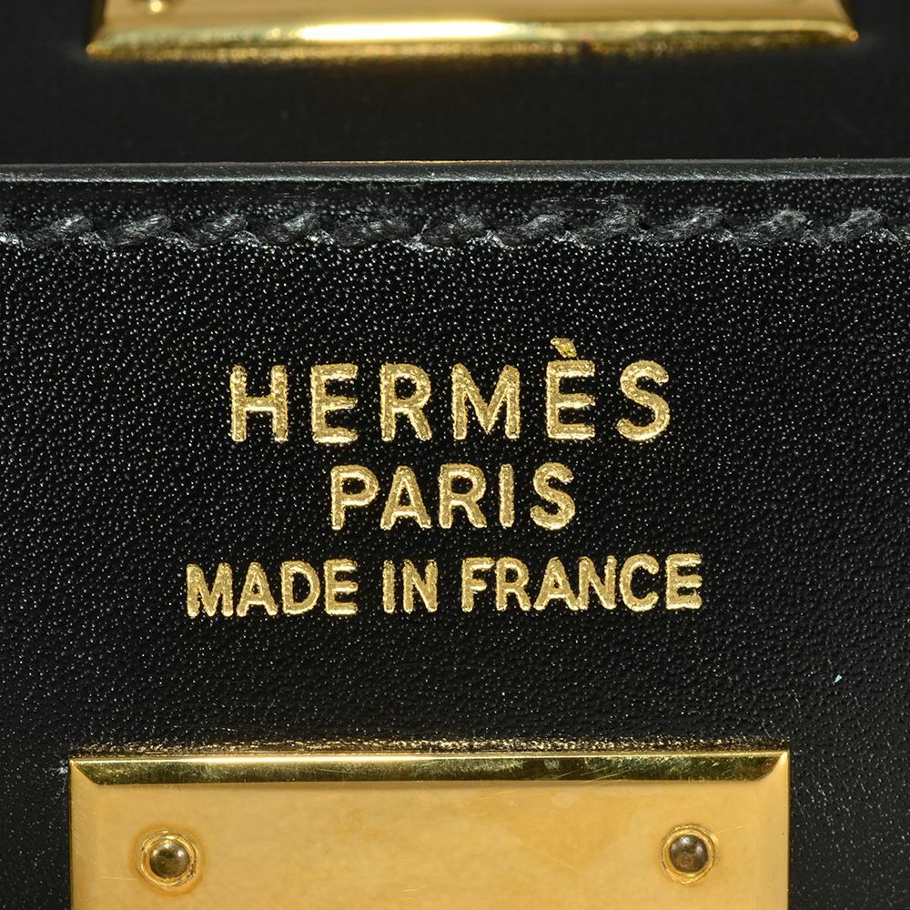 エルメス HERMES ケリー 35 ハンドバッグ ボックスカーフ □A(1997年頃