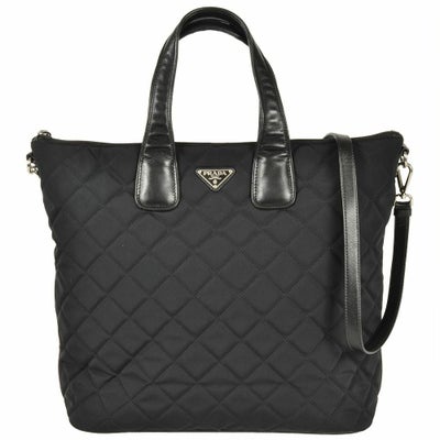 プラダ PRADA キルティング トートバッグ 2WAY ナイロン レザー BN2149 