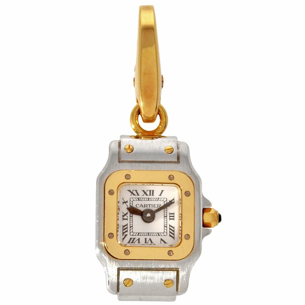 カルティエ Cartier サントス ガルベ ペンダントトップ K18YG 5.5g