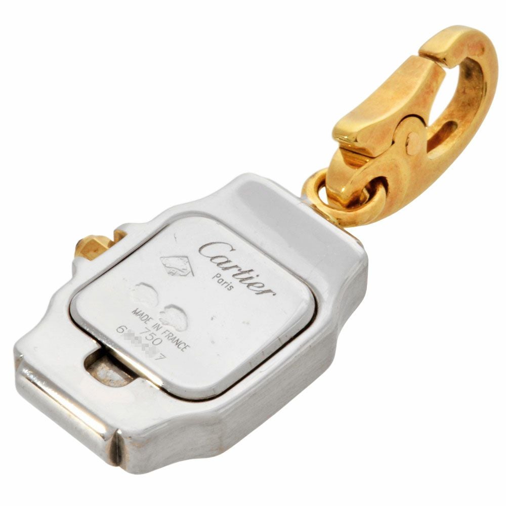 カルティエ Cartier サントス ガルベ ペンダントトップ K18YG 5.5g