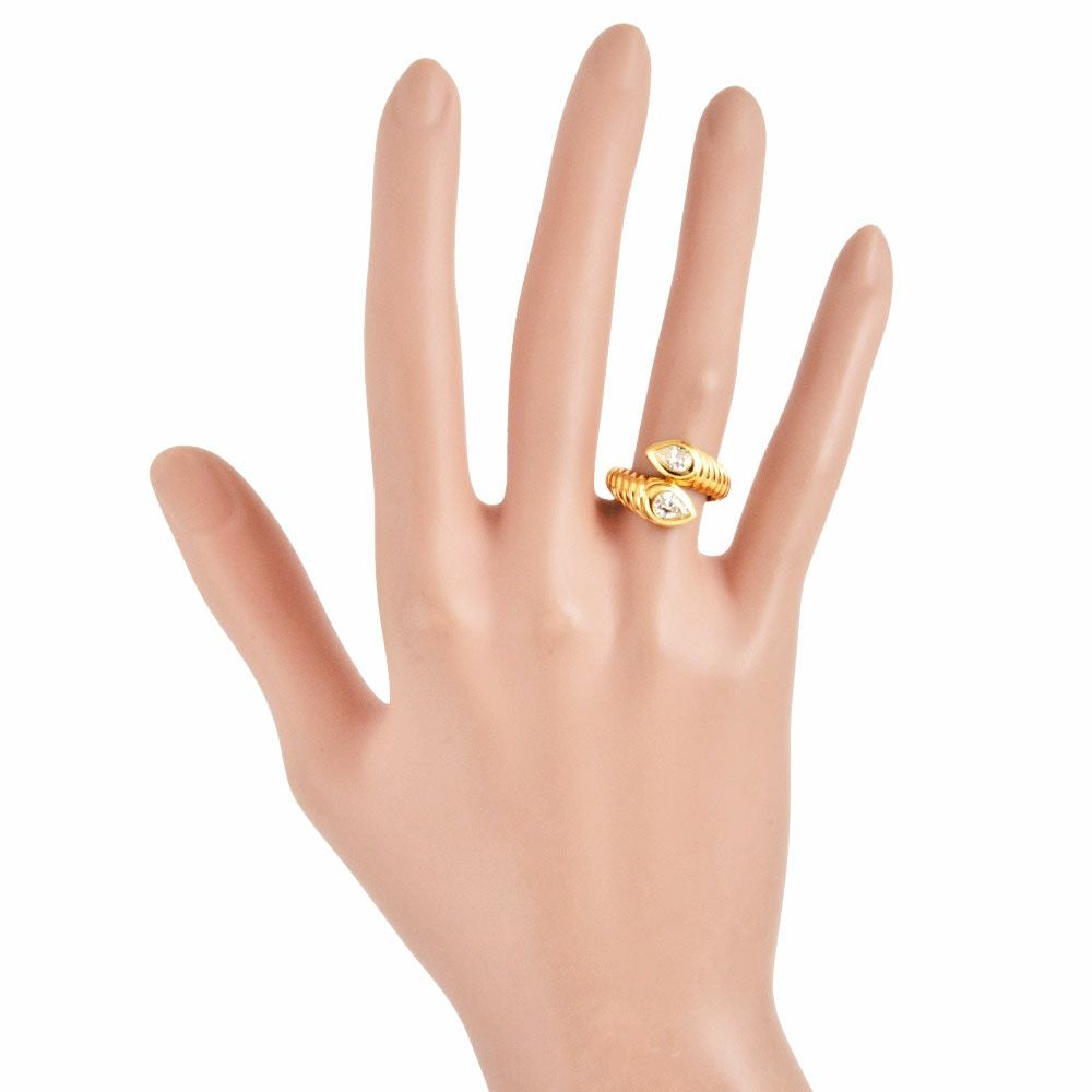 ブルガリ BVLGARI ドッピオ バチェラート リング 指輪 ダイヤモンド 約