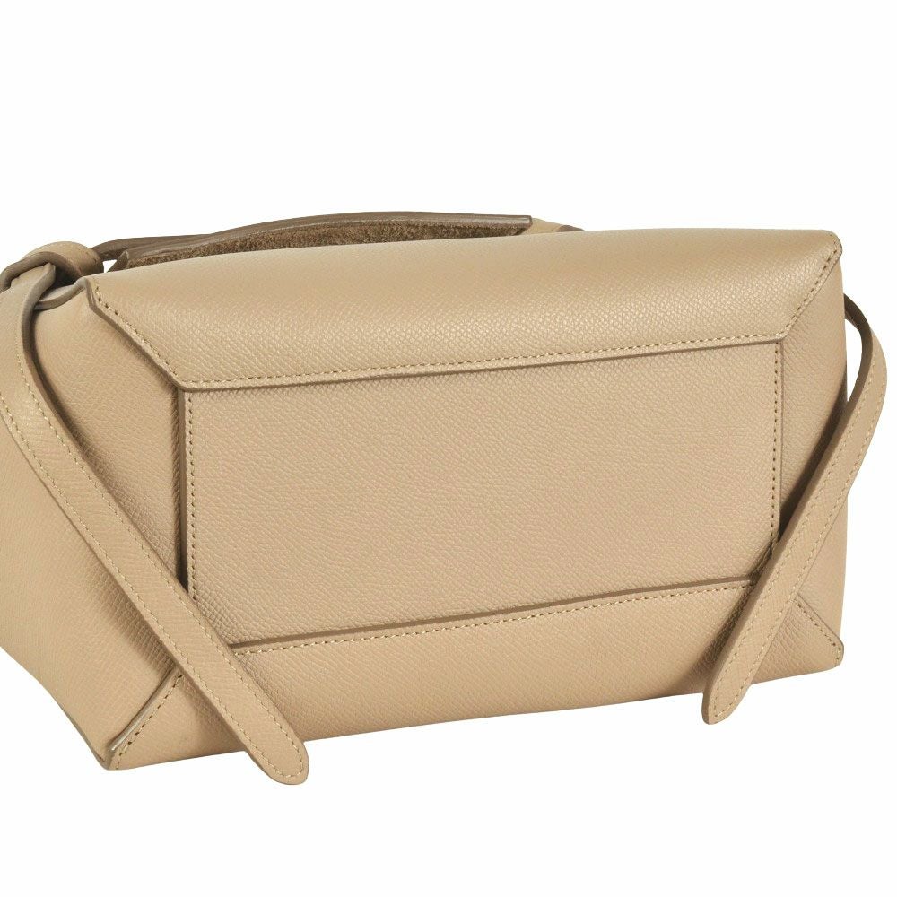 セリーヌ CELINE ベルトバッグ マイクロ 2way ハンドバッグ ベージュ
