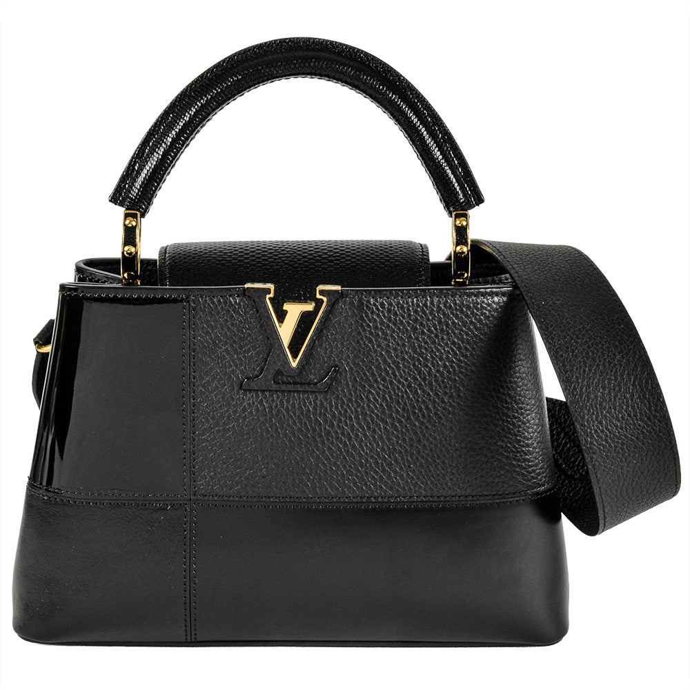 ルイヴィトン LOUIS VUITTON カプシーヌ MM ハンドバッグ 2WAY レザー