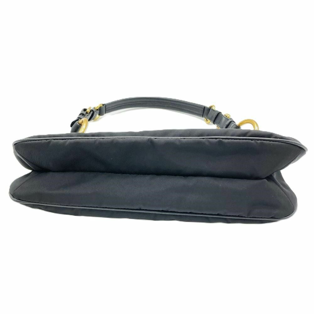 プラダ PRADA ショルダーバッグ ナイロン BR4894 ブラック ロゴ ワン