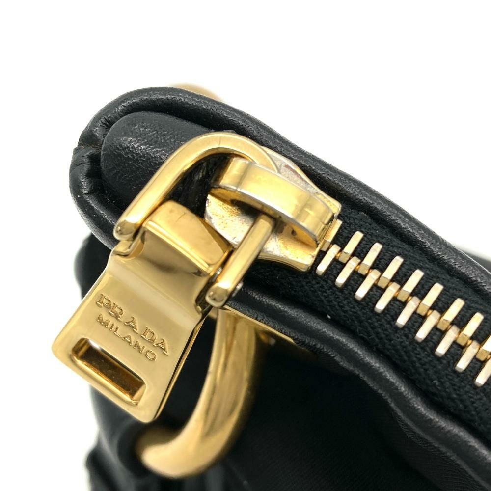 プラダ PRADA ショルダーバッグ ナイロン BR4894 ブラック ロゴ ワン