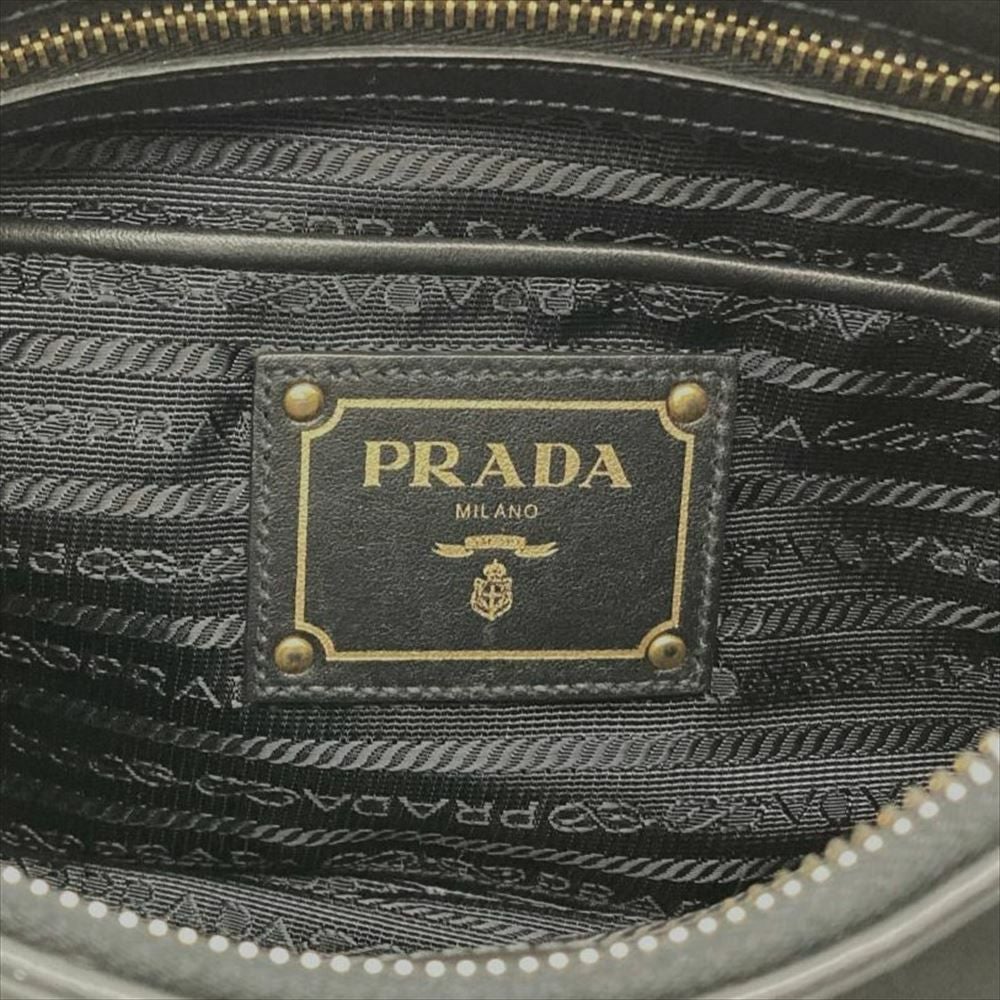 プラダ PRADA ショルダーバッグ ナイロン BR4894 ブラック ロゴ ワン