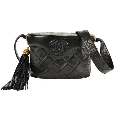 シャネル CHANEL ココマーク マトラッセ タッセル ショルダーバッグ 
