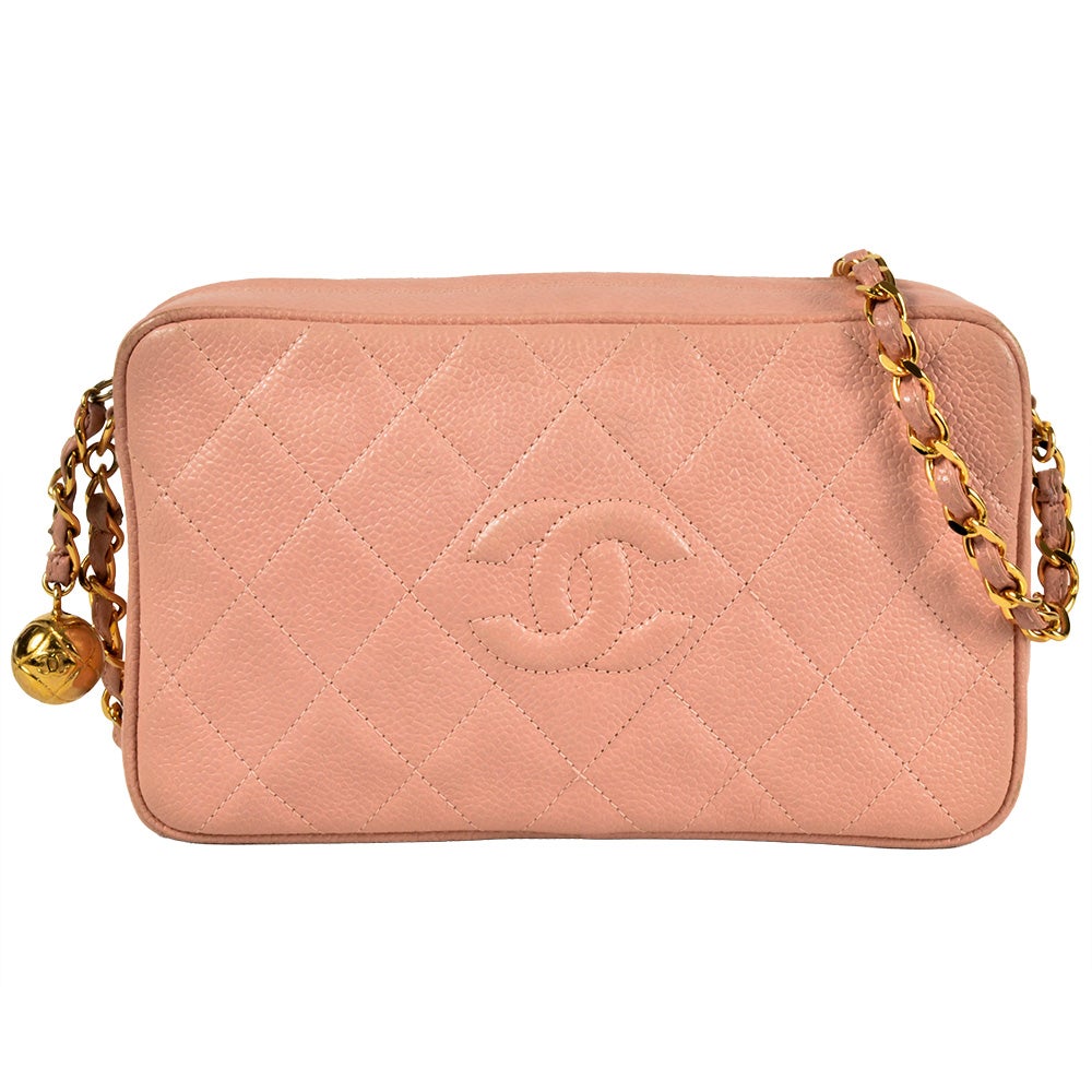 シャネル チェーンバッグ ピンク CHANEL シャネル トップハンドル付き