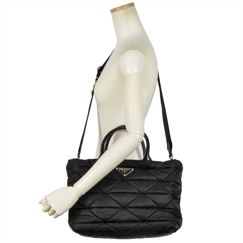 プラダ PRADA Re Nylon パデッド 2way トートバッグ ナイロン ナッパ