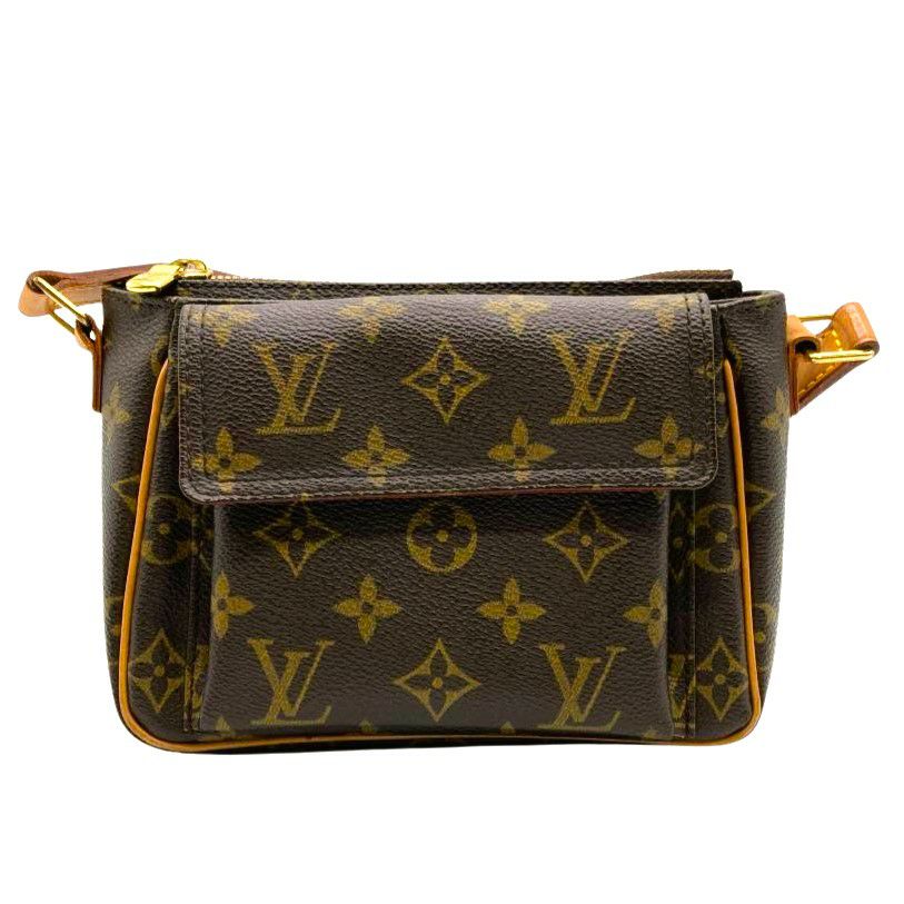 極美品 LOUIS VUITTON ルイヴィトン ソローニュ モノグラム M42250 ショルダーバッグ ブラウン ゴールド金具 中古 4b011144 ルイ・ヴィトン LOUIS VUITTON ソローニュ M42250 ブラウン モノグラム