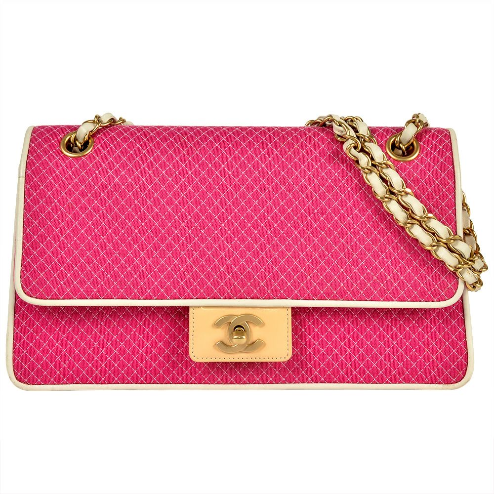 CHANEL ピンク キルティング ショルダーバッグ ミニバッグ 美品 保証