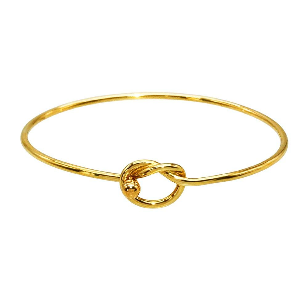 ティファニー Tiffany&Co. ラブノット ブレスレット K18YG 8.9g