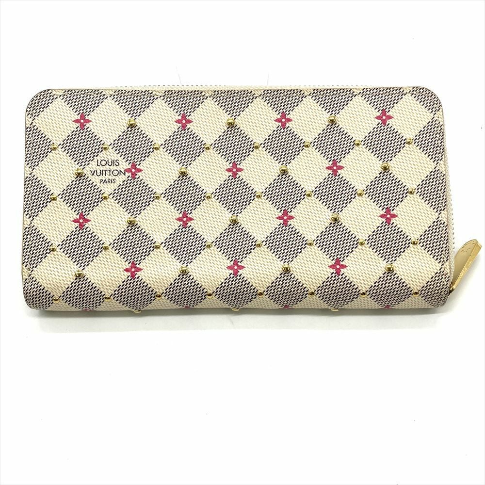 ルイヴィトン LOUIS VUITTON スタッズ ジッピーウォレット 長財布